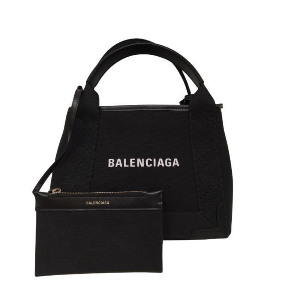 Balenciaga Cabas Tote Bag Pouch 2way Bag Black